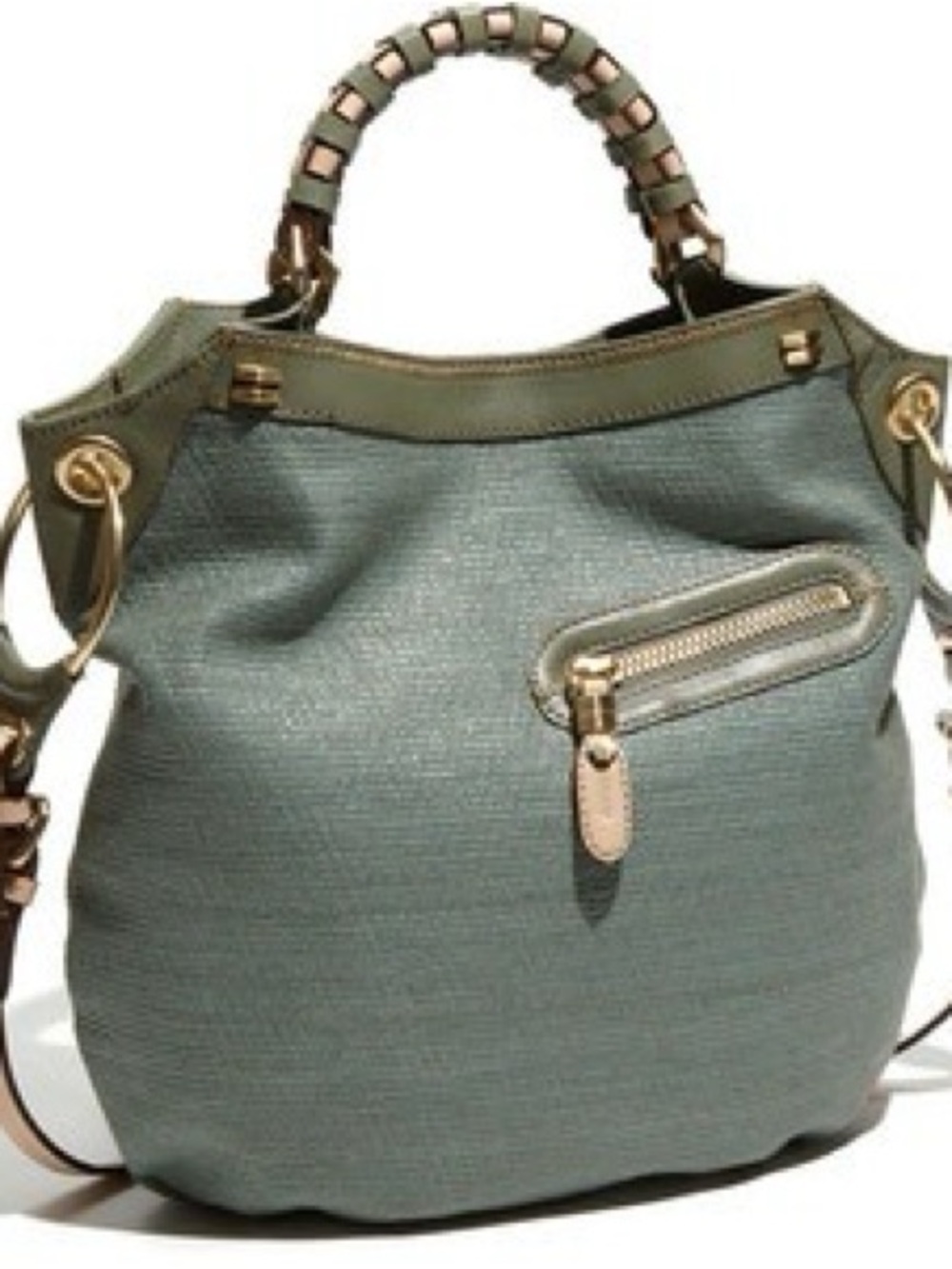 OrYany Green Woven Top-Handle Tote Bag - Women